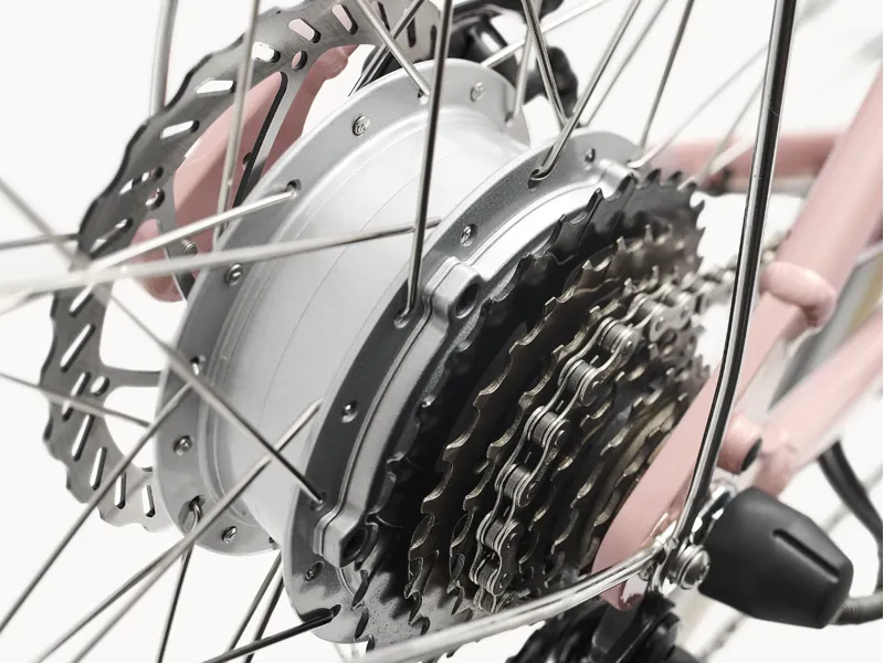 Electra Loft Go 7d Step Thru Eu Electric Hybrid Bike 2025 in Cloud Pink-6